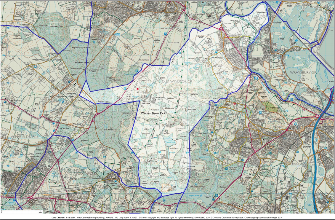 Old Windsor Parish Boundary